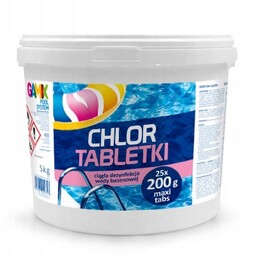 Chlor Tabletki Do Basenu Chemia Basenowa 5kg Duże