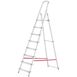 Drabina domowa aluminiowa jednostronna HIGHER 8-stopniowa - 3,60