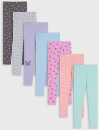 Sinsay - Legginsy 7 pack - Wielobarwny