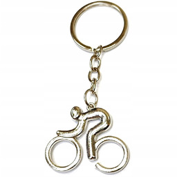 Brelok do kluczy wisiorek breloczek, przywieszka - kolarz,