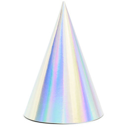 Czapeczki holograficzne opalizujące - 6 szt.