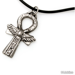 KRZYŻ ANKH ZE SKARABEUSZEM amulety talizmany krzyże kolor