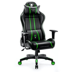 DIABLO CHAIRS Fotel X-One 2.0 Normal Size Czarno-zielony
