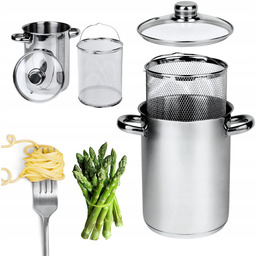 Garnek Do Szparagów Makaronu Warzyw Garnek 4L Stal