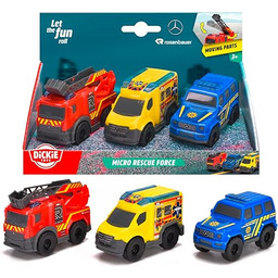 Dickie Toys 203712029 SOS Mercedes-Benz pojazdy ratunkowe, 3