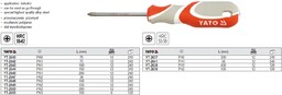 WKRĘTAK KRZYŻAKOWY YATO PH3X150 MM, SVCM55 (YT-2653)