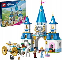 596 elementów Klocki Lego Disney Zamek Kopciuszka