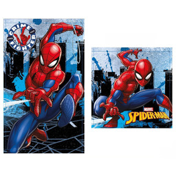 Ręcznik SPIDERMAN Zestaw ręczników 2szt. 30x50 30x30 Bawełna