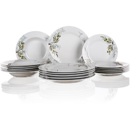 Banquet Zestaw talerzy OLIVES, 18 szt.