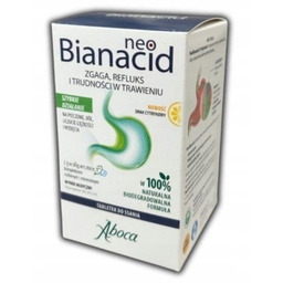 Neobianacid Smak Cytrynowy Zgaga Refluks Wzdęcia 14 Tabl.