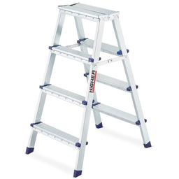 Drabina domowa schodki dwustronne HIGHER 2x4 S-1204