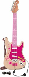 Bontempi 24 1371 1310 gitara elektroniczna, różowa