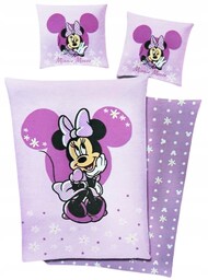 Pościel dziecięca młodzieżowa 140x200 Myszka Minnie Miki Mini