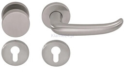 Komplet gałko-klamek CORE+ 8999 ze stali nierdzewnej