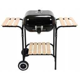 Lund Grill Ogrodowy Z Pokrywą I Półk 40X45cm