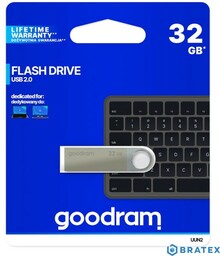 GOODRAM 32GB UUN2 SILVER USB 2.0