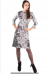 Czarna Sukienka Plus Size Pogrzeb Zaloba