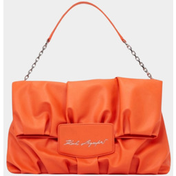 KARL Lagerfeld Torebka damska na ramię pomarańczowa