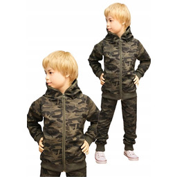 Dres Komplet Dresy Moro zamek roz 128