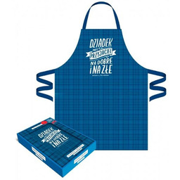 Fartuch kuchenny Dziadek mój przyjaciel + rękawica