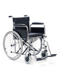 Wózek inwalidzki ręczny z funkcją toalety Trust (VCWK4T)