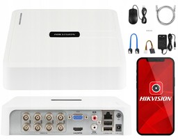 Rejestrator monitoringu 8 kanałów Ahd do 2MPx Hikvision