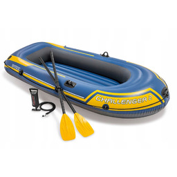 Intex 68367 Ponton Challenger 2 Wiosła Łatki Pompa