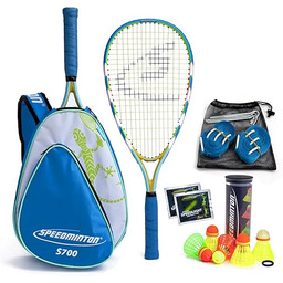 Speedminton S700 Zestaw do Gry w Badmintona/Crossmintona, Wielokolorowy,