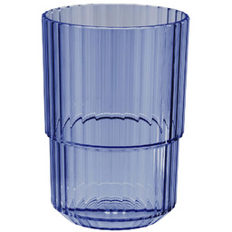 Szklanka z tritanu LINEA, kolor niebieski 400 ml,