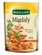 Bakalie migdały kalifornijskie 100g BAKALLAND /SP-020091/