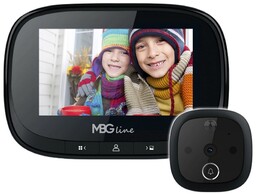 Wizjer do drzwi kamera MBGLine SF55 Black Edition