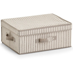 Zeller Składany pojemnik tekstylny z pokrywą, 38 x