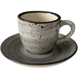 KERA CERAMIKA Filiżanka Bel 100 ml ze spodkiem