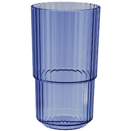Szklanka z tritanu LINEA, kolor niebieski 500 ml,