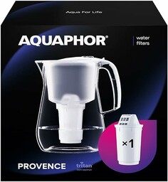 AQUAPHOR Filtr do wody Provence biały w zestawie