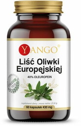 Liść Oliwki Europejskiej - 40% Oleuropein - 60