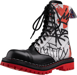 glany STEADY''S - 10 dziurek, GRAFFITI (STE/10/RED/123)-36