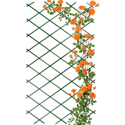 Podpora do roślin zielona rozkładana 200x100 cm
