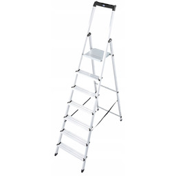 Drabina Wolnostojąca Ze Stopniami, 7 Stopni Aluminiowa