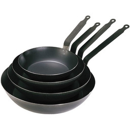 De Buyer Patelnia uniwersalna ze stali niebieskiej Ø320