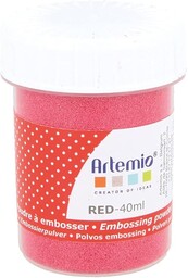 Artemio Artémio puder do embossingu, czerwony, 40 ml