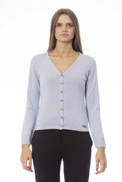 Swetry marki Baldinini Trend model DV8018TD_GENOVA. Kolor Niebieski,