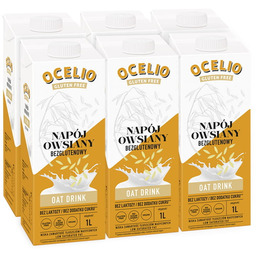 Ocelio Bezglutenowy Napój Owsiany 1 L (ZESTAW 6
