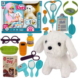 ZESTAW MAŁY DOKTOR LEKARZ WETERYNARZ PIESEK PIES ZABAWKA