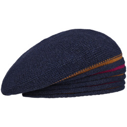 Beret z Dzianiny Liavera by bedacht, ciemnoniebieski, One