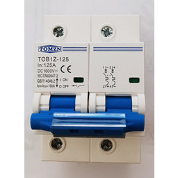Wyłącznik nadprądowy MCB 600V DC 125A 2P/3P