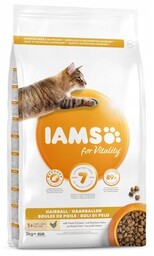 IAMS Karma dla kota For Vitality Hairball Kurczak