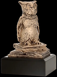 Figurka odlewana szkoła - sowa - nauka