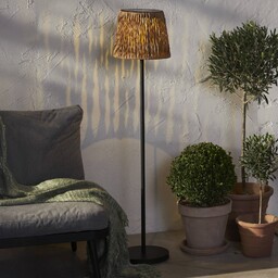 STAR TRADING Lampa stojąca LED Cesta 127cm brązowy/czarny