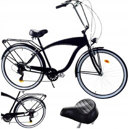 Rower Miejski Motorek Męski Rama 18'' Cali Koło